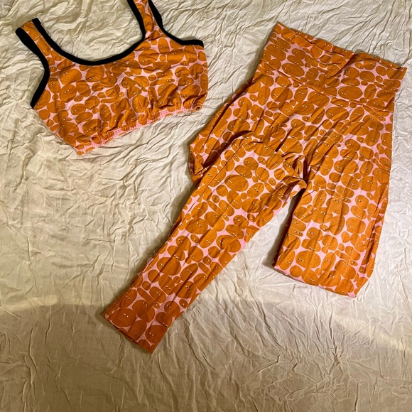 Nooworks Other - Nooworks Pebble People sports bra and legging set size small and extra small